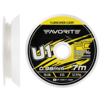 Флюорокарбон Favorite U1 FC 7m 35/0.98mm 116.8lb/52.97kg (1693.11.98)