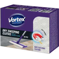Серветки для прибирання Vortex Сухі Для підмітання підлоги 10 шт. (4823071667417)
