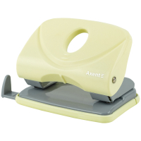 Діркопробивач Axent Welle-2 з пластиковий верх, 20 арк,Pastelini, жовтий (3820-08-A)