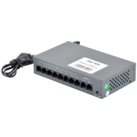 Комутатор мережевий FoxGate S5808P-E2-AI (96W)