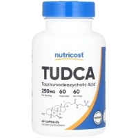 Вітамінно-мінеральний комплекс Nutricost Тауроурсодеоксихолева кислота, 250 мг, TUDCA, 60 капсул (NCS67527)