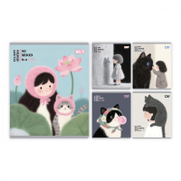 Зошит Yes My mood is a cat А5 12 аркушів клітинка (768604)