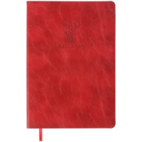 Книга записна Buromax BELLAGIO, А5, 96 аркушів, клітинка, червоний (BM.295118-05)